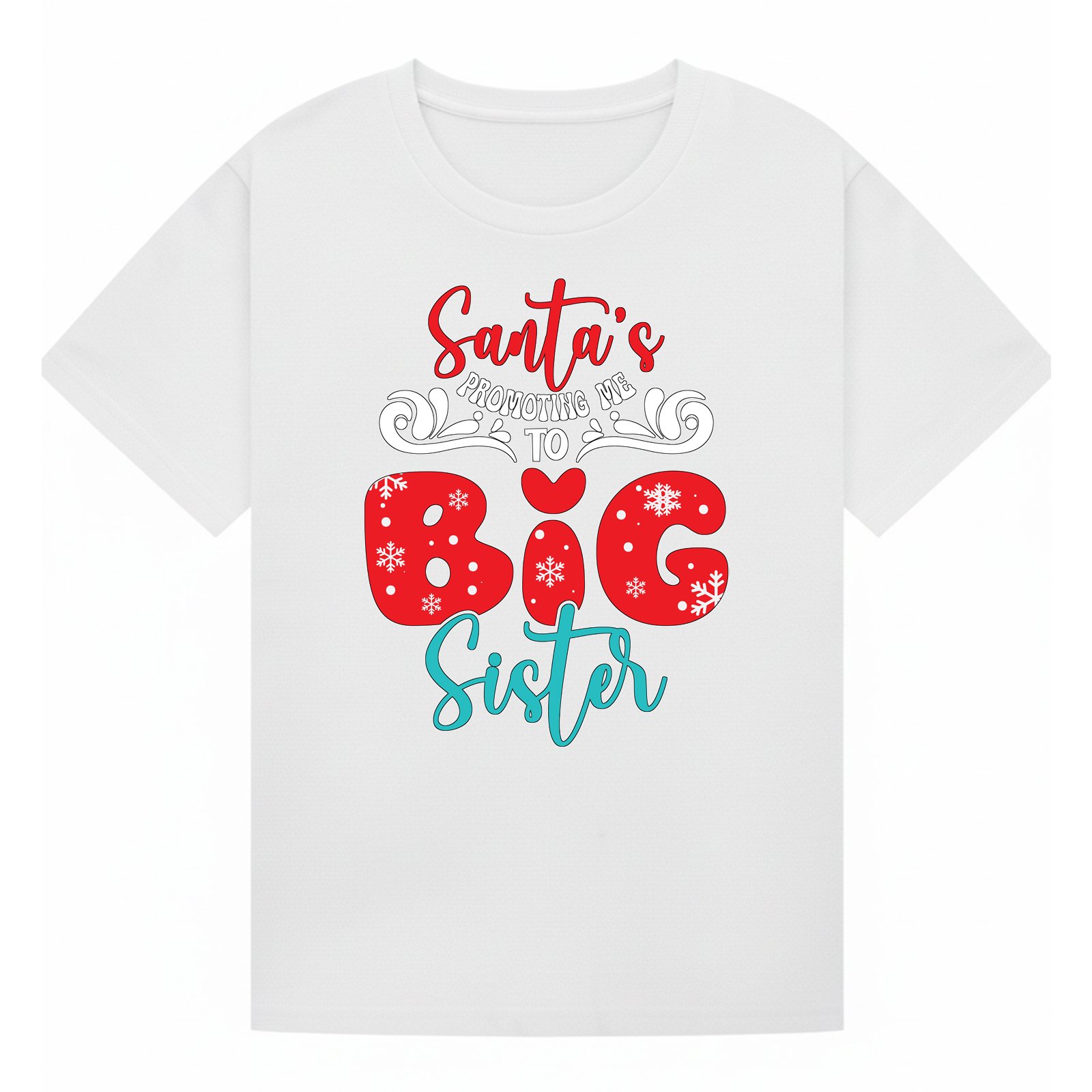 BGSIS75 artwork on white T-shirt