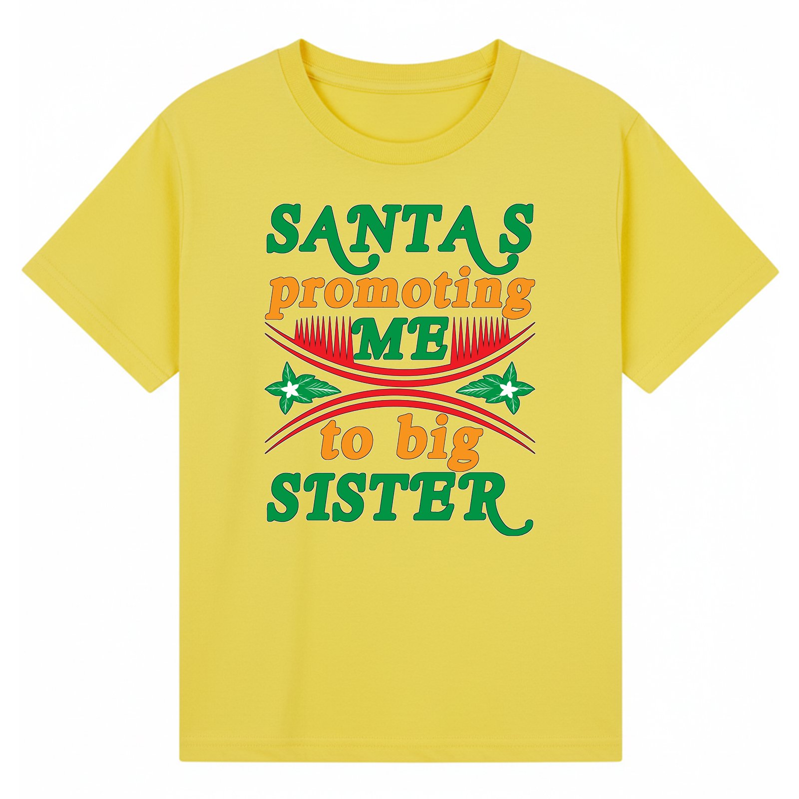 BGSIS76 artwork on yellow T-shirt