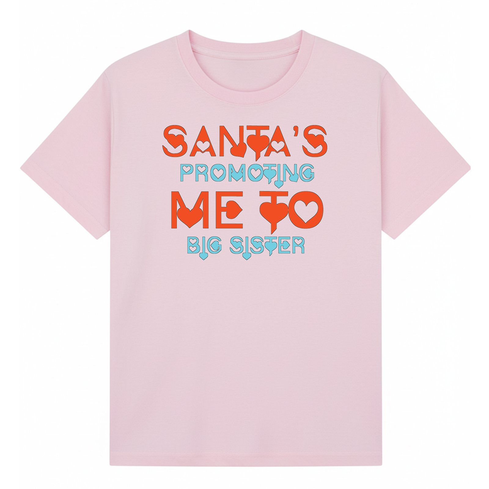 BGSIS78 artwork on light pink T-shirt