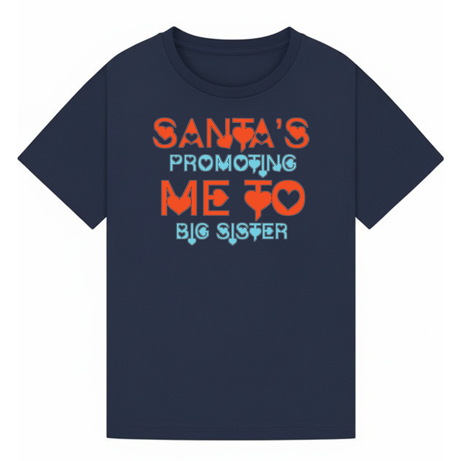 BGSIS78 artwork on navy T-shirt