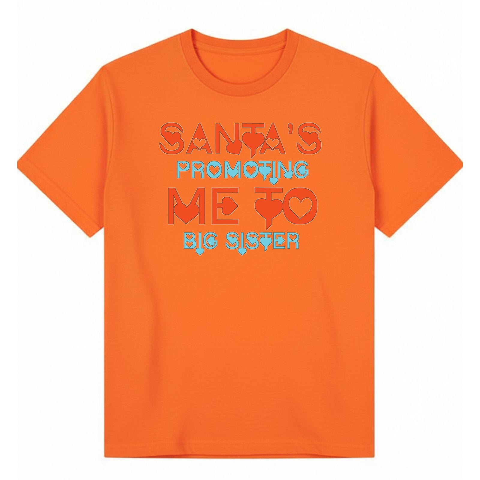 BGSIS78 artwork on orange T-shirt