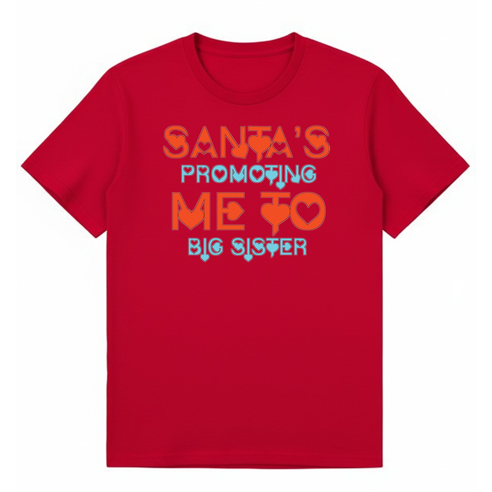 BGSIS78 artwork on red T-shirt