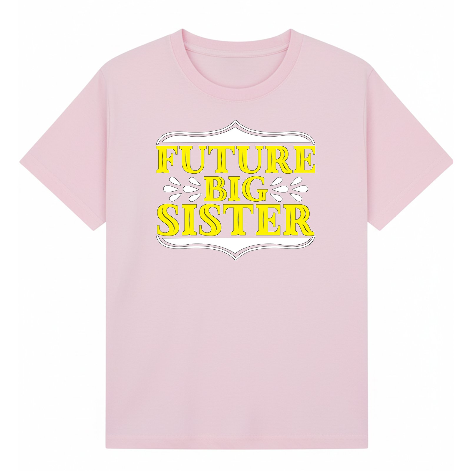 BGSIS82 artwork on light pink T-shirt