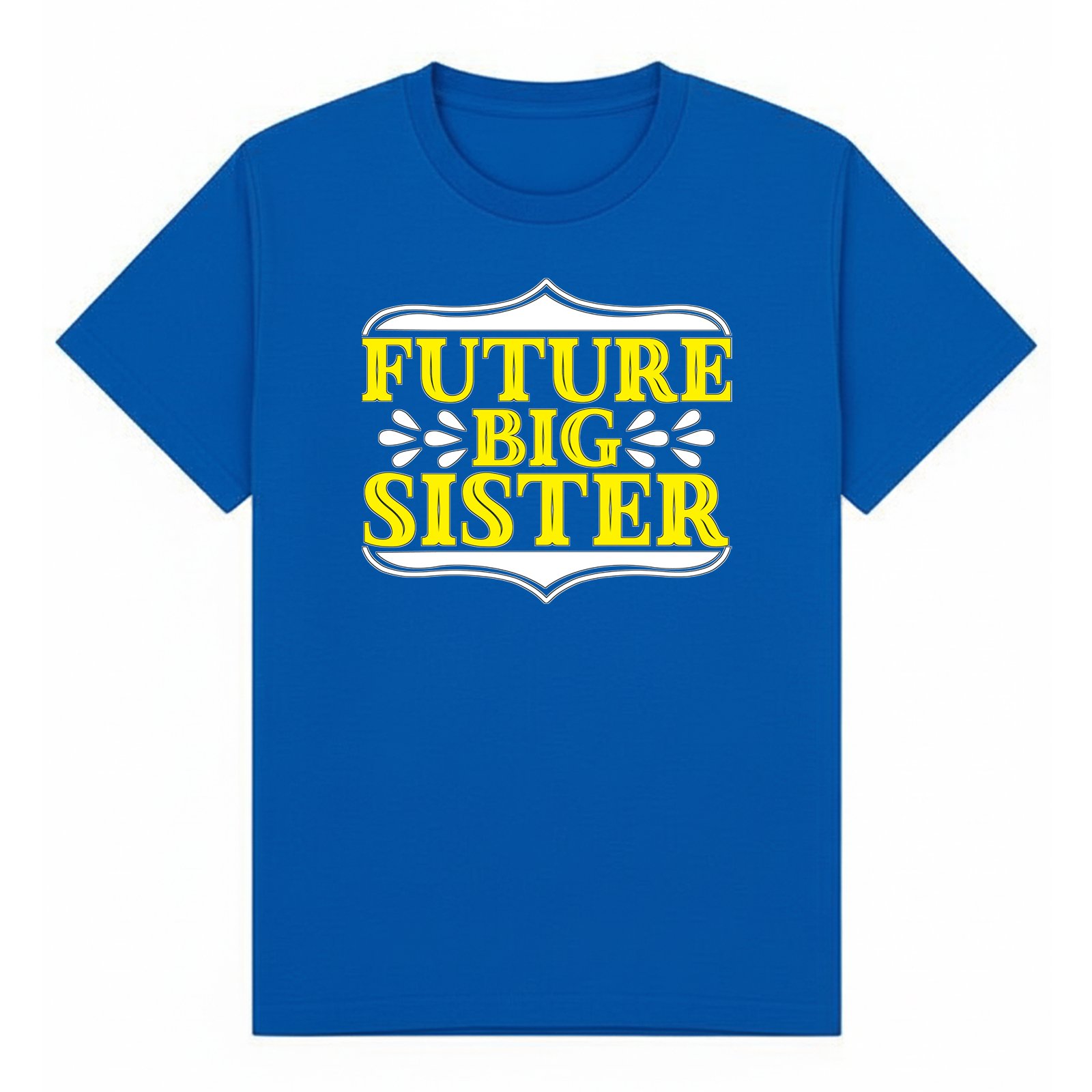 BGSIS82 artwork on royal T-shirt