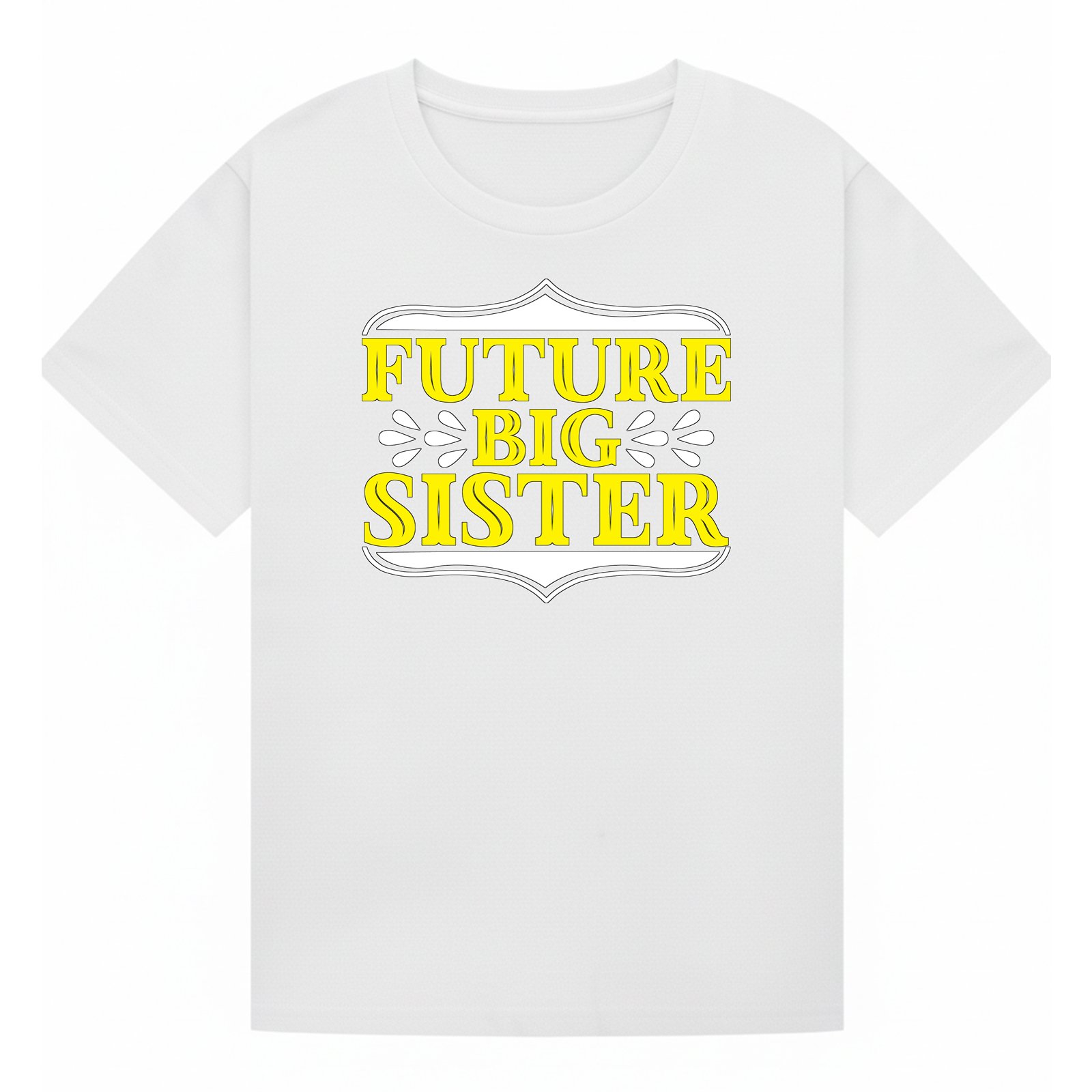 BGSIS82 artwork on white T-shirt