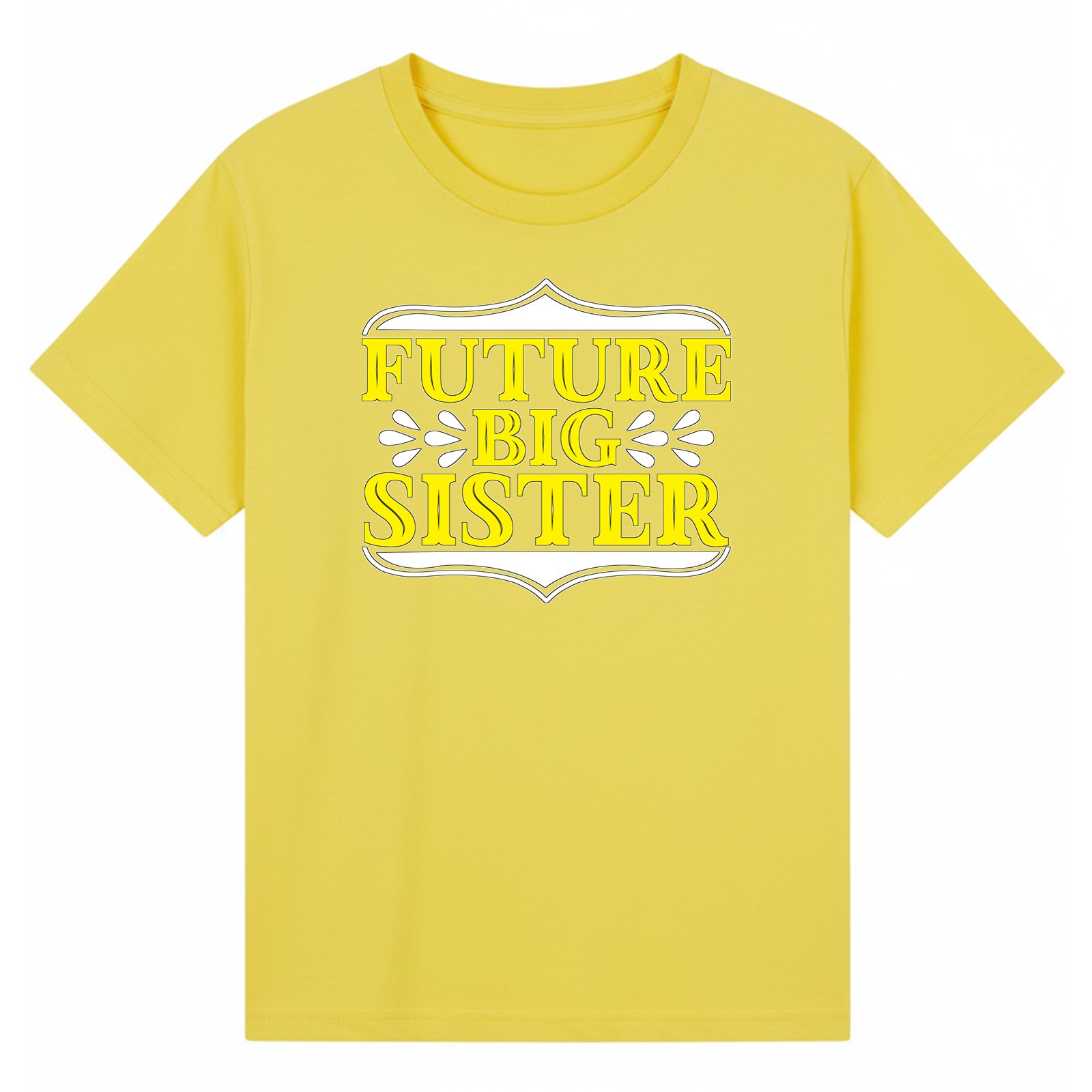 BGSIS82 artwork on yellow T-shirt
