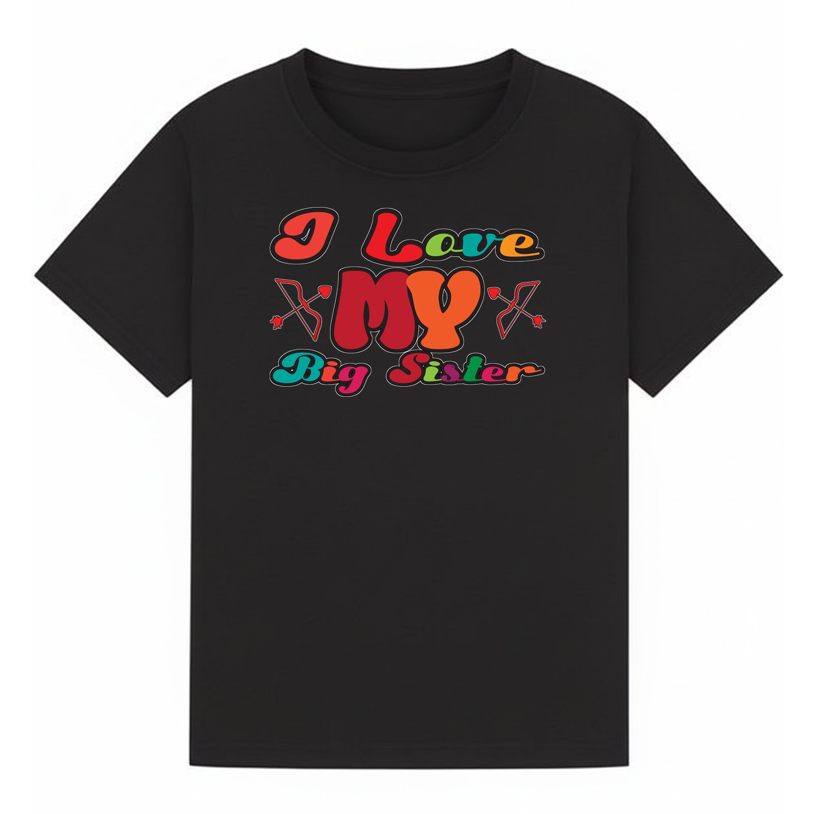 BGSIS88 artwork on black T-shirt