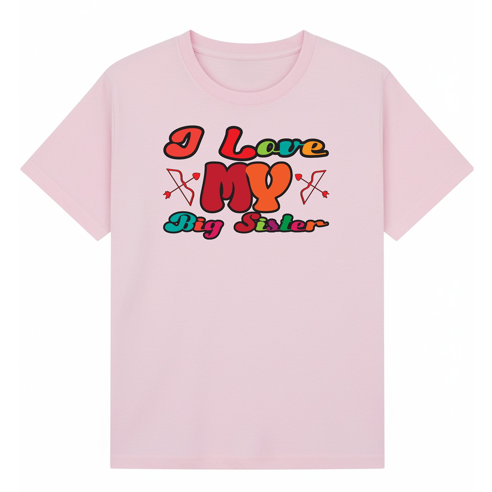 BGSIS88 artwork on light pink T-shirt