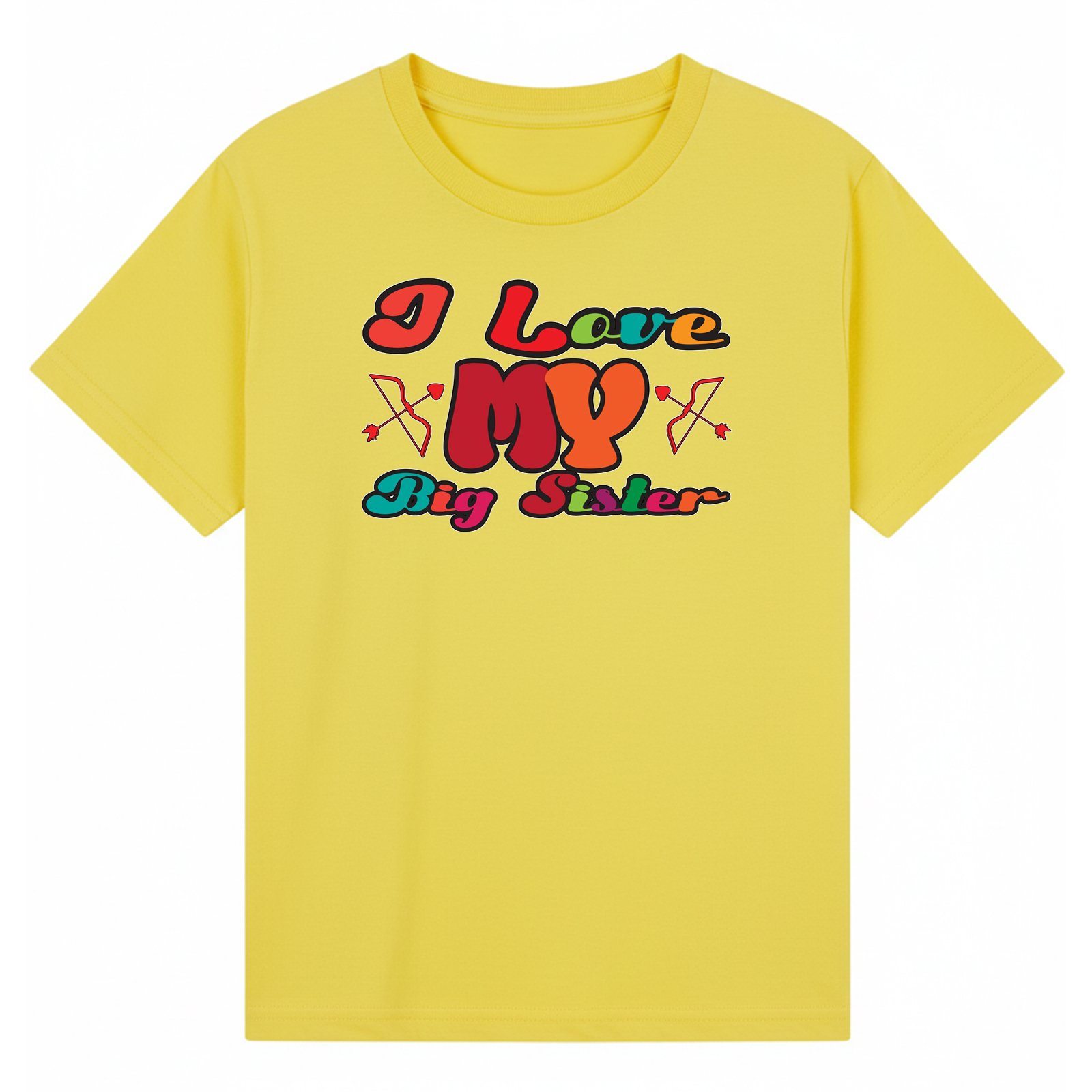 BGSIS88 artwork on yellow T-shirt