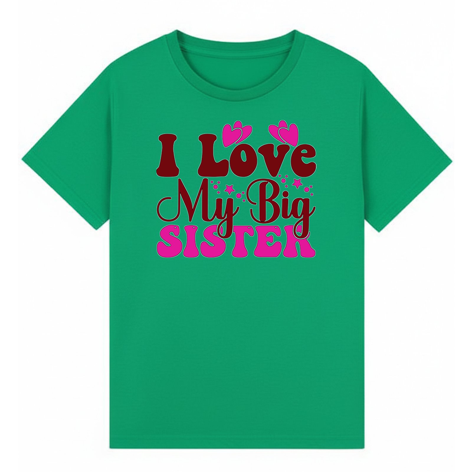 BGSIS89 artwork on irish green T-shirt