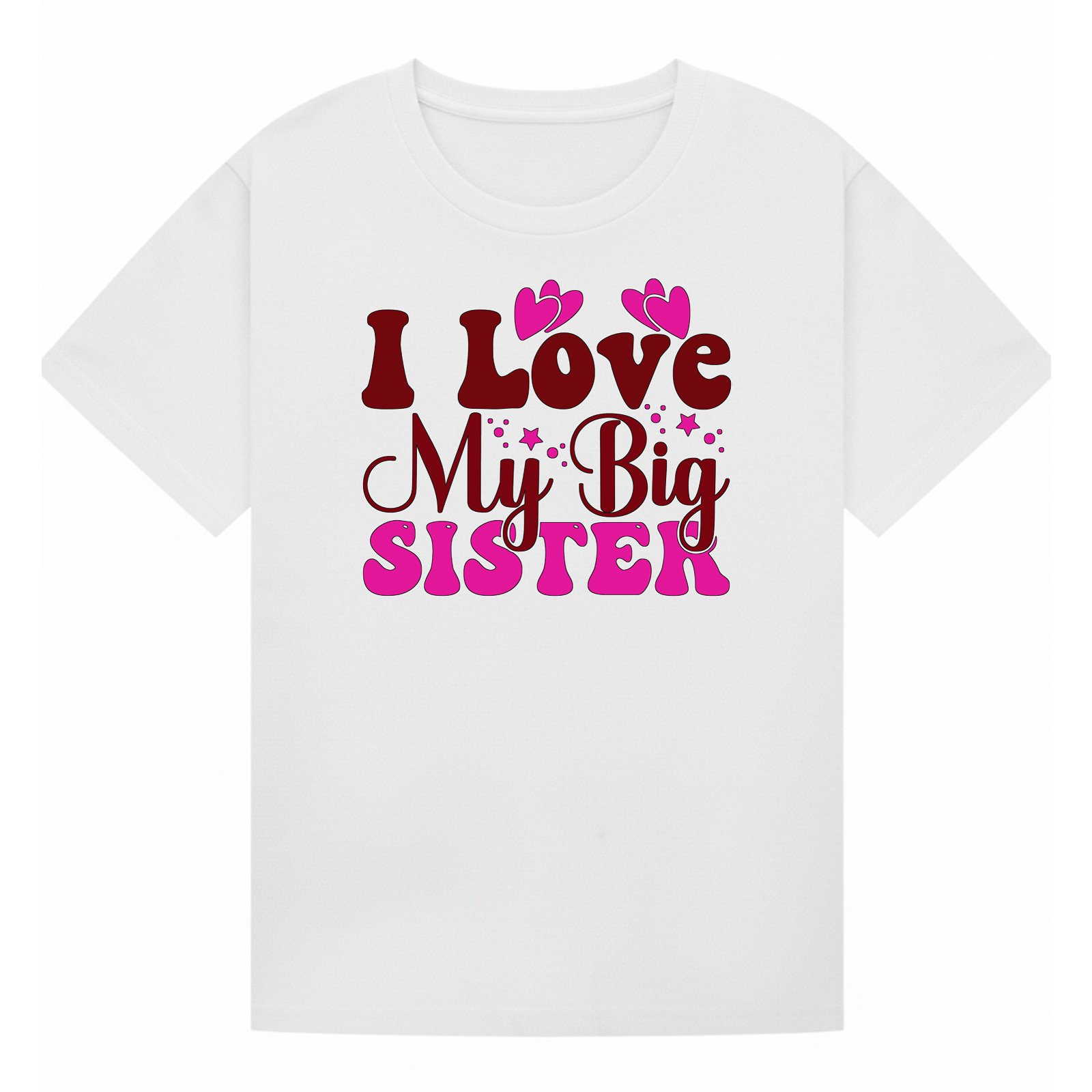 BGSIS89 artwork on white T-shirt