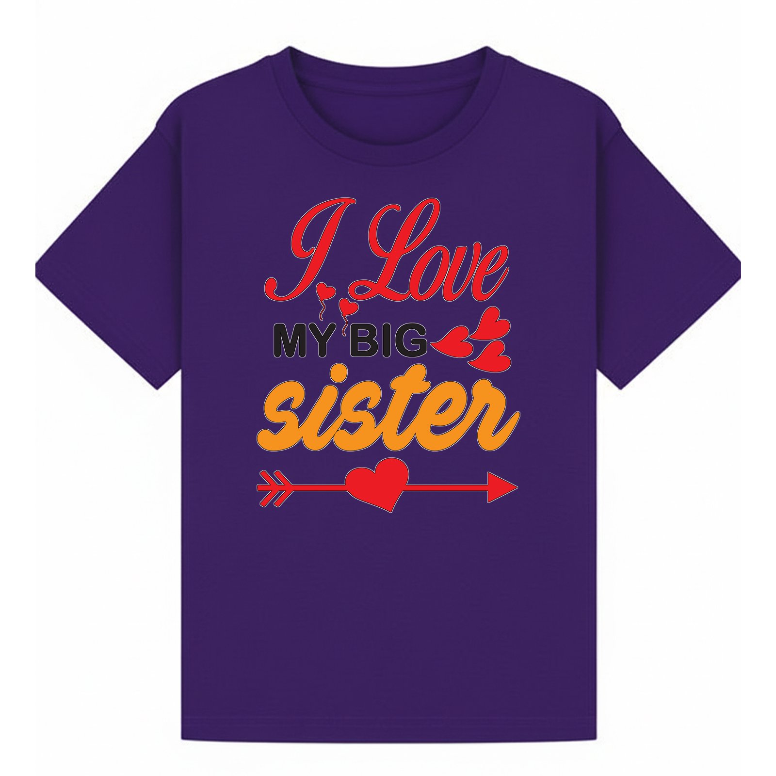 BGSIS93 artwork on purple T-shirt
