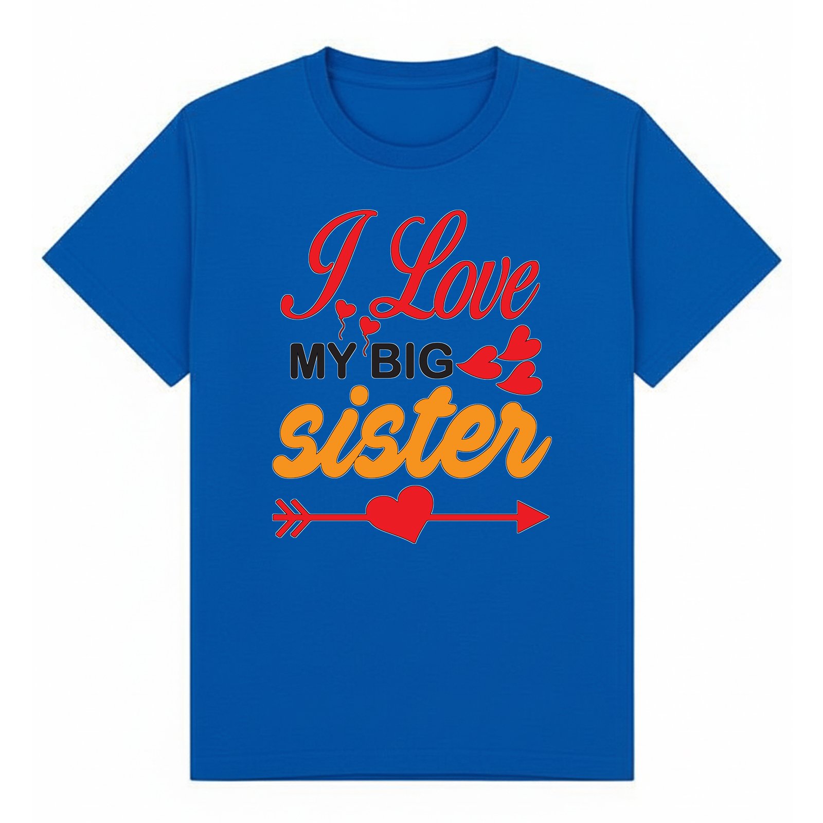 BGSIS93 artwork on royal T-shirt