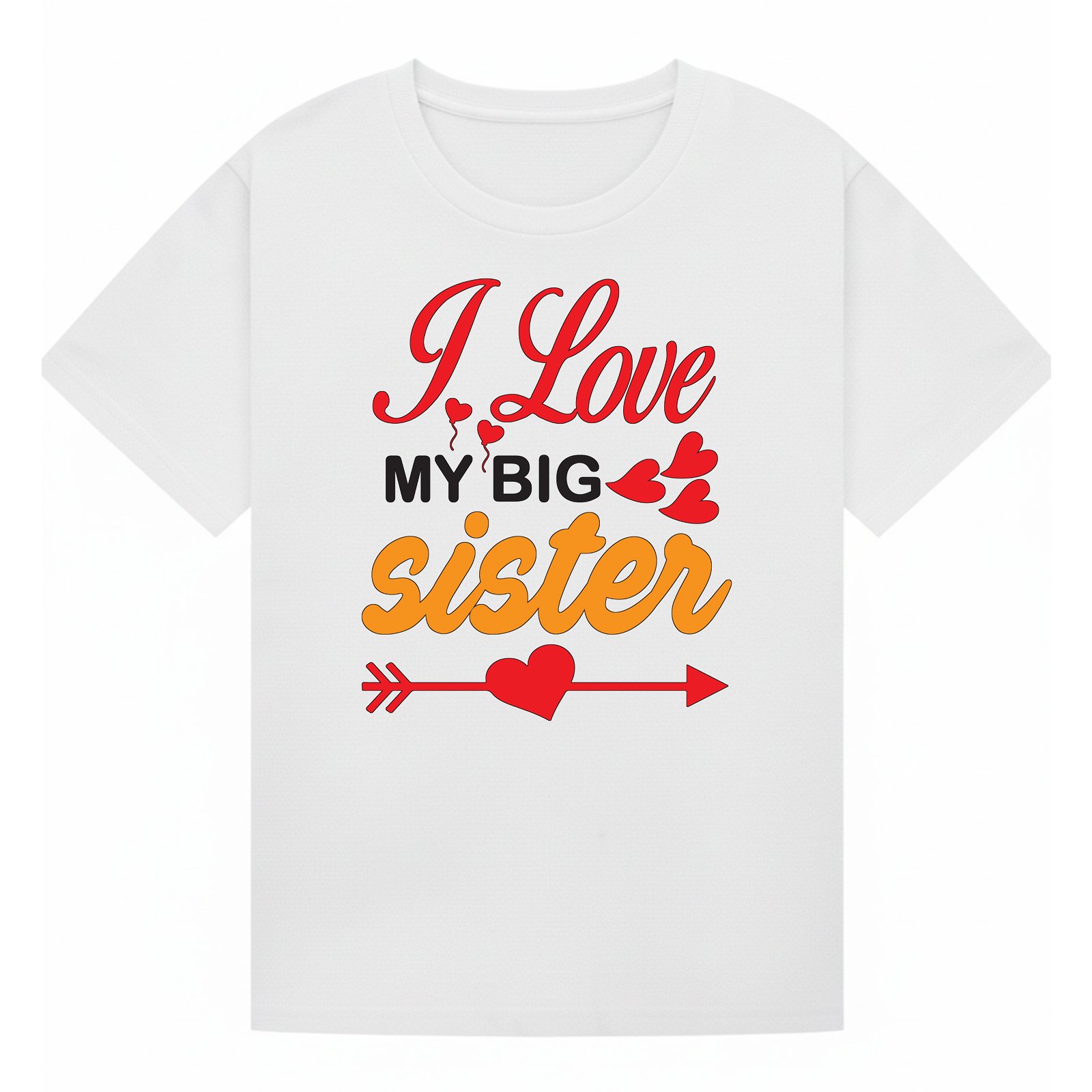 BGSIS93 artwork on white T-shirt
