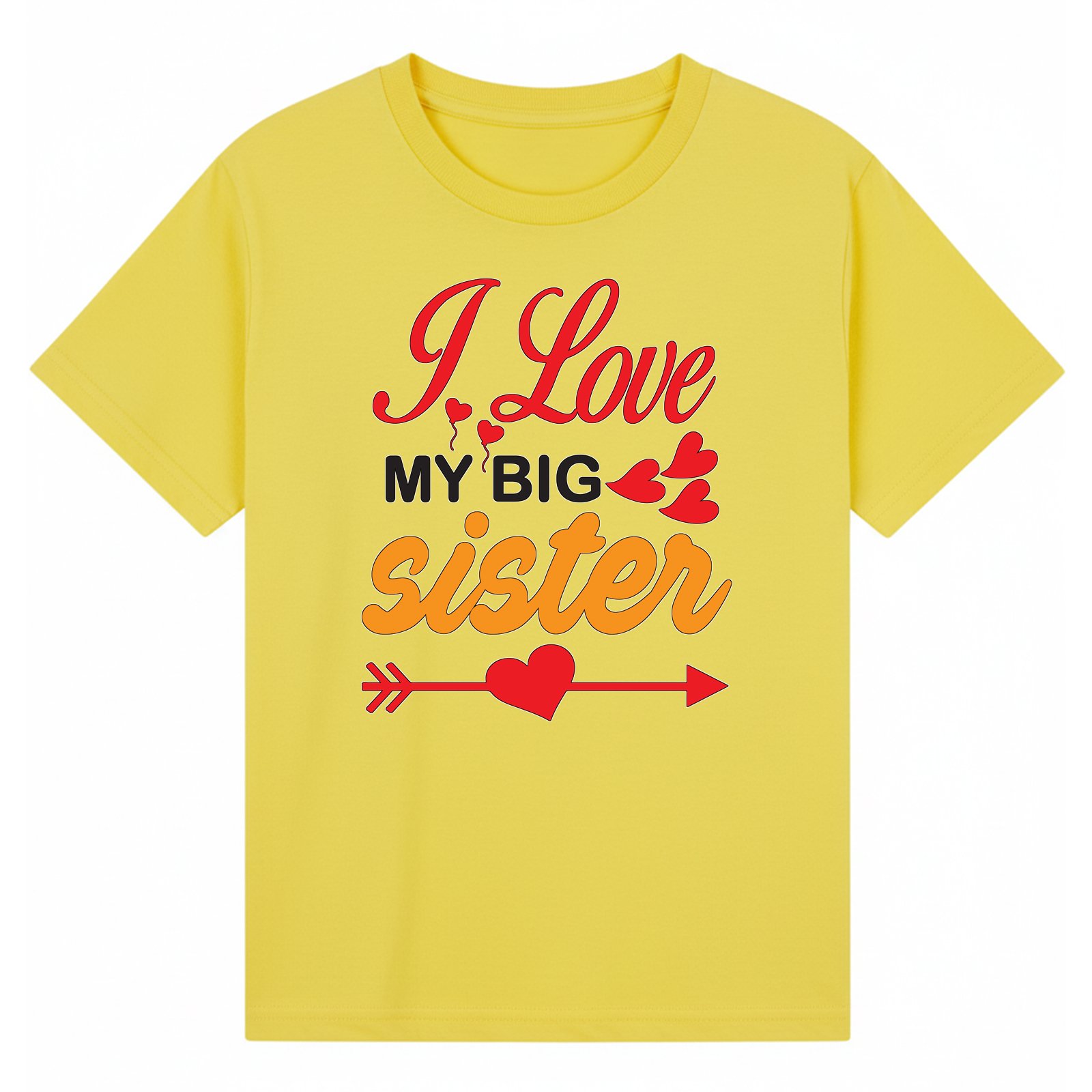 BGSIS93 artwork on yellow T-shirt
